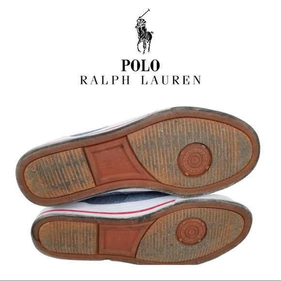 Polo by Ralph Lauren Chambray Canvas Shoes 9.5 - Picture 5 of 8